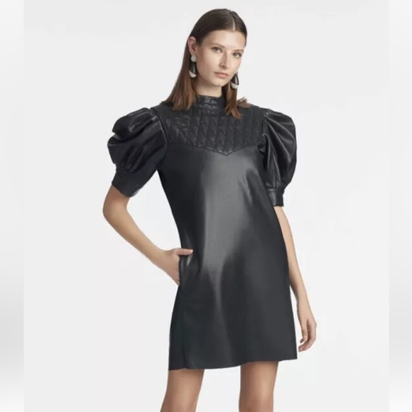 (RTR) Sachin & Babi Pleather Dress - Picture 1 of 8